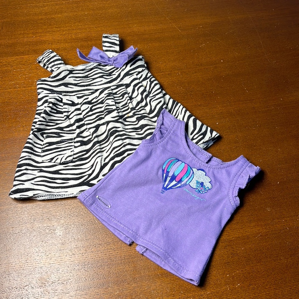 American girl doll dress and shirt